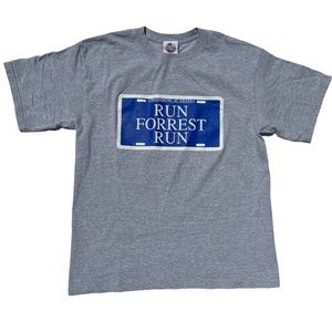 Run Forest Run Greenbow Alabama AL Stop Forest Stop T Shirt Large Bubba Gump